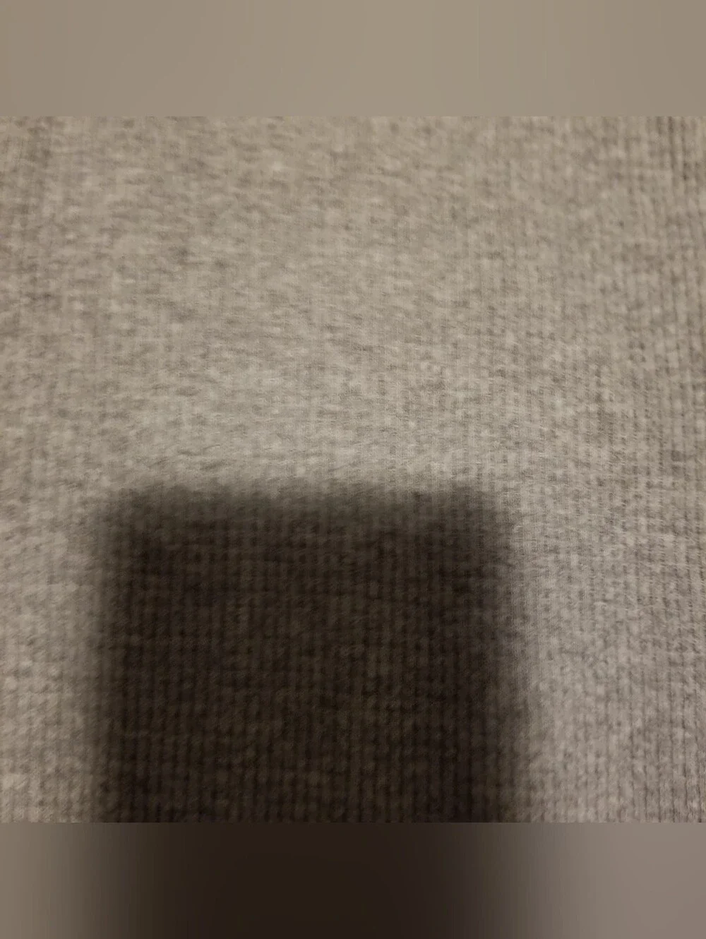 Athletic Works Large Gray Knit Stretch Leggings With Ribbed Texture & Cuffs